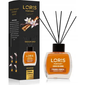 Osvěžovač vzduchu Osvěžovač vzduchu Loris Skořice & Vanilka s tyčinkami 120 ml