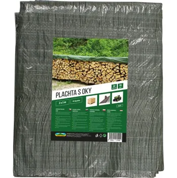 Krycí plachta AGRI Slatinice Bradas plachta s oky kašírovaná modrá 60g/m2 3x7m