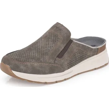 Pánské pantofle Pánské nazouváky RIEKER B0760-25 hnědá S6 42