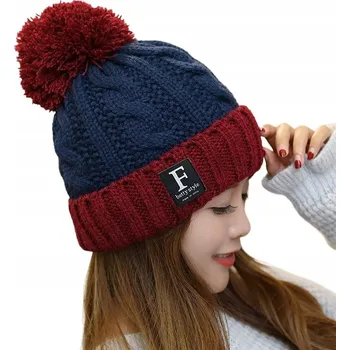 Čepice Bez značky čepice zimní beanie modrá velikost 58