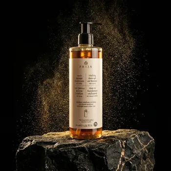 Šampon Gel na vlasy a tělo se ženšenem PRIJA 380ml (pumpičkový dávkovač)