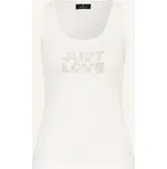 Monari Dámský Top S Ozdobnými Kameny A Flitry, bílá, 38