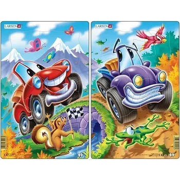 Hračka Puzzle MIDI - Autíčka - cars/12 dílků (2 druhy)