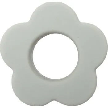 Silikonové kousátko kytička Šedé (Silikonové kousátko kytička šedé)