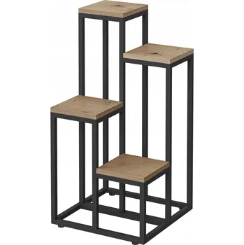 Stojan na květiny Držák Na Květináč stojan na květiny, rostliny artisan-černý, podlahový, stojící, kovový