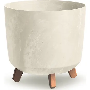 Květináč PRO Květináč GRACIA TUBUS BETON EFFECT 29,8 cm pískový