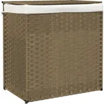 Volně stojící koš na prádlo VidaXL 100 l béžový