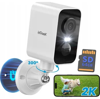 IP kamera BEZDRÁTOVÁ BATERIOVÁ KAMERA IP WIFI 3MPX S OBOUSTRANNÝM AUDIO A ZÁZNAMEM NA SD KARTU 64GB