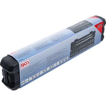 Klíč BGS 74274, Sada oboustranných očkových klíčů a kloubových očkových klíčů s ráčnou | extra dlouhé | 27dílná