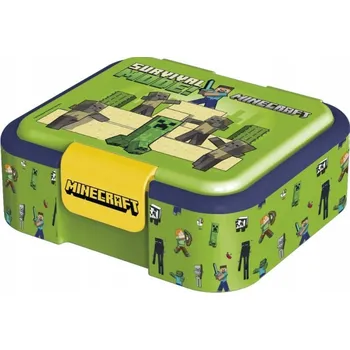 Svačinový box VELKÁ svačinový box přihrádka na chlebník MINECRAFT MOJANG