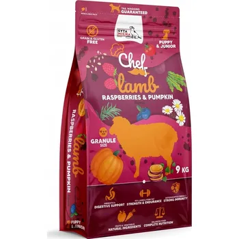 Krmivo pro psa Syta Micha Suché krmivo pro štěňata Jehněčí, maliny a dýně 9 kg