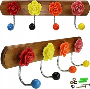 Věšák Šatní ramínko Domino, dub craft