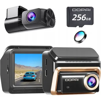 Kamera do auta AUTOKAMERA DDPAI Z90 Master 4K HDR PŘEDNÍ + ZADNÍ + 256GB