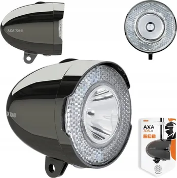Cyklosvítilna Přední světlo na kolo AXA 706-B City 15 lux Zap/Vyp na baterie 4xAAA BOX