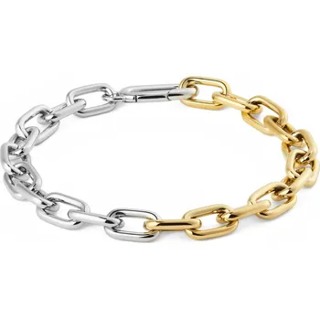 Náramek Daniel Wellington Dámský bicolor náramek Contrast Link DW004019 16,5 cm + 2 měsíce na vrácení zboží