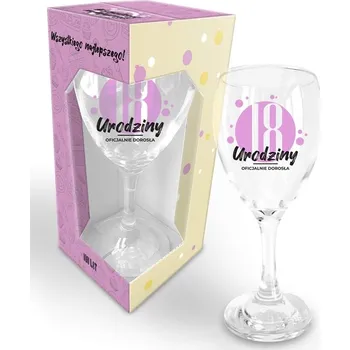 Sklenice Dárek Sklenice Na Víno k 18. narozeninám 220ml
