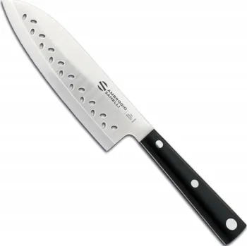 Kuchyňský nůž KUCHAŘSKÝ NŮŽ SANTOKU S KULIČKOVÝM VÝBRUSEM, 160 MM, HASAKI