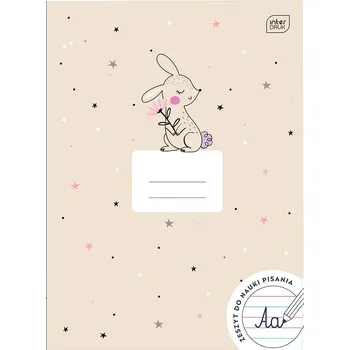 Sešit Sešit A4/32 linkovaný pro výuku psaní – dívčí motiv Interdruk