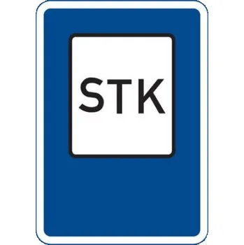 Dopravní značení Dopravní značka IJ9 - Stanice technické kontroly