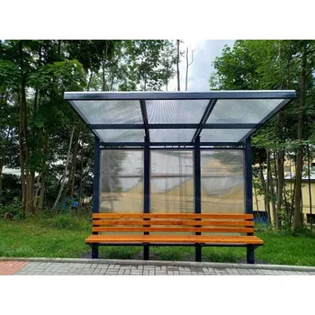 Vinotéka Autobusová zastávka Nagano - Vitrína: Ne, Bočnice: Ne, Komůrkový polykarbonát, 3m