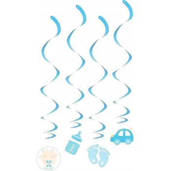 Obraz Papírová a fóliová závěsná dekorace na Baby shower