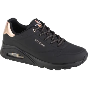 Dámské tenisky Černé dámské tenisky Skechers Uno-Shimmer Away 155196-BBK Velikost: 37,5