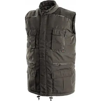 Pánská bunda Canis pánská zateplená vesta Ohio MODRÁ velikost M s kapsami