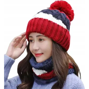 Čepice Bez značky zimní čepice beanie červená, velikost 58