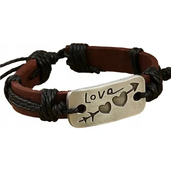 Náramek Náramek Heart Arrow - Černá KP-33137