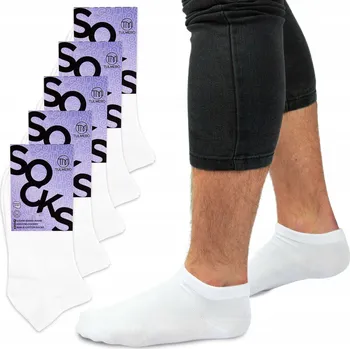 Pánské ponožky 5 PÁRŮ PÁNSKÉ PONOŽKY KRÁTKÝCH BAVLNA POLSKÉ PONOŽEK 41-43