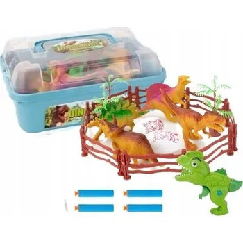 Figurka SADA DINOSAURŮ S VEJCEM A OHRADOU V KRABICI
