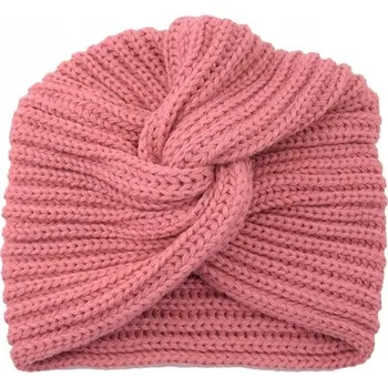 Čepice Čepice turban - Růžová KP-6612
