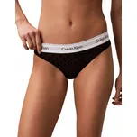 Dámské kalhotky CALVIN KLEIN-Bikini Briefs Icon Cotton Modal seamless emblem/black/ashford gray Černá M