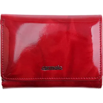 Peněženka Dámská kožená peněženka Carmelo 2106 P Red červená