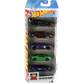 auto na autodráhu Hot Wheels 5ks angličáky Hw Motor Show
