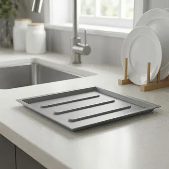 Organizace kuchyně Tácek do sušičky METPOL 28 × 26,1 cm stříbrný