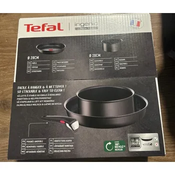Sada nádobí Sada hrnců Tefal Ingenio Eco Resist hliníková, 3 ks