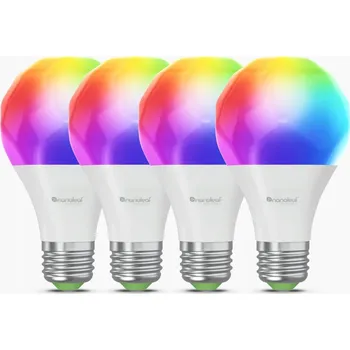 Žárovka Chytrá LED žárovka Nanoleaf E27 9 W 1100 lm RGB, sada 4 ks