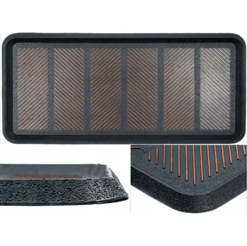 Gumová rohožka Multi-Decor 40x80 cm černá oranžová protiskluzová