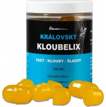 Kloubní výživa Kralovství zdraví Královský Kloubelix citron/limetka, kloubní výživa 500 g, 60 želé