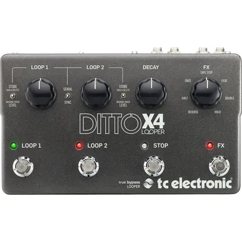 Hudební nástroj TC Electronic Ditto X4 Looper Kytarový efekt (Jako nové)
