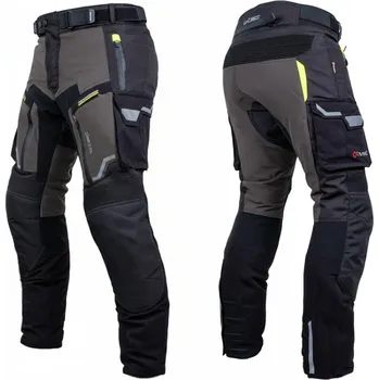 Sport W-TEC Moto kalhoty Daimick černo-šedá - XL rozšířená