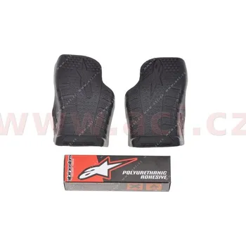 Moto obuv středy podrážek pro boty TECH 7 modely do 2013, ALPINESTARS (černé, pár) (Velikost: 39) 2H678390