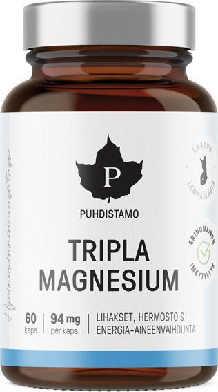 Puhdistamo Triple Magnesium 60 kapslí