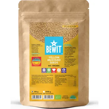 Sušené ovoce BEWIT Semínka hořčice žluté, BIO - 250 g
