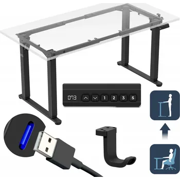 Obraz Dvoumotorový elektrický rám stolu Mark Adler Xeno 5.0 Black