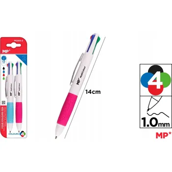 MP Main Paper Olejový Propiska kuličkové pero 1.0mm, 4 ks, 2 balení