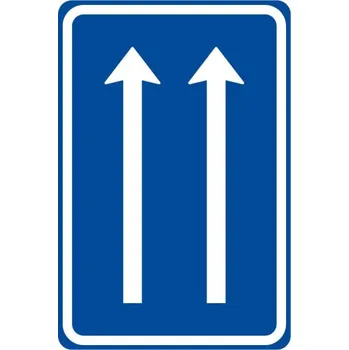Dopravní značka Dopravní značka IP16 - Uspořádání jízdních pruhů