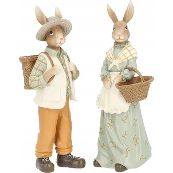 Velikonoční dekorace Velikonoční figurka plast zajíc 31 cm