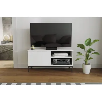 Televizní stolek TV stolek NIXI - bílý